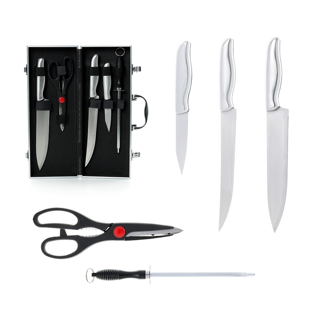 Kit Churrasco 5 Peças Com Maleta