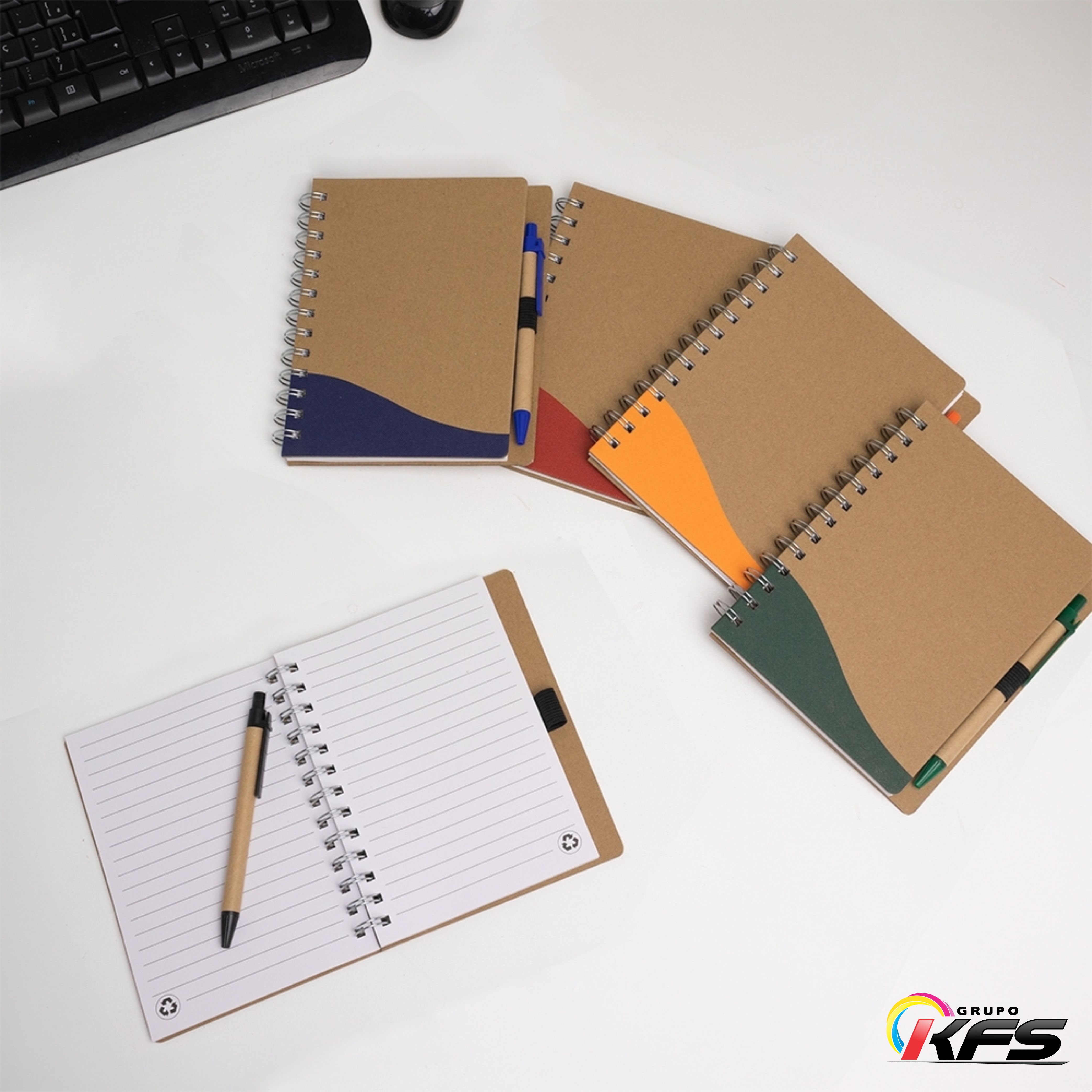 Caderno Ecológico com Caneta